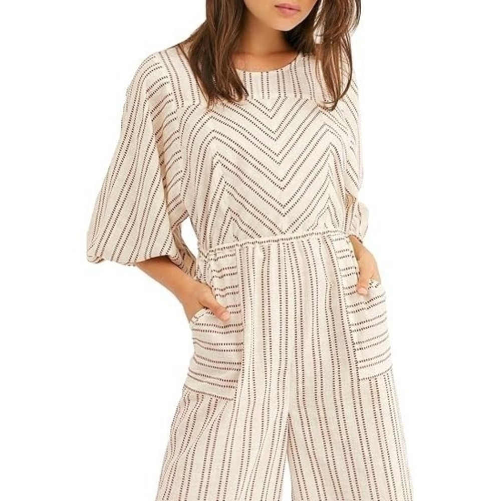 Free People Women's Kenny One-Piece Jumpsuit - Ivory - Medium